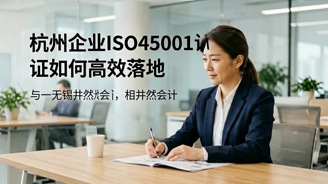 杭州企业ISO45001认证如何高效落地