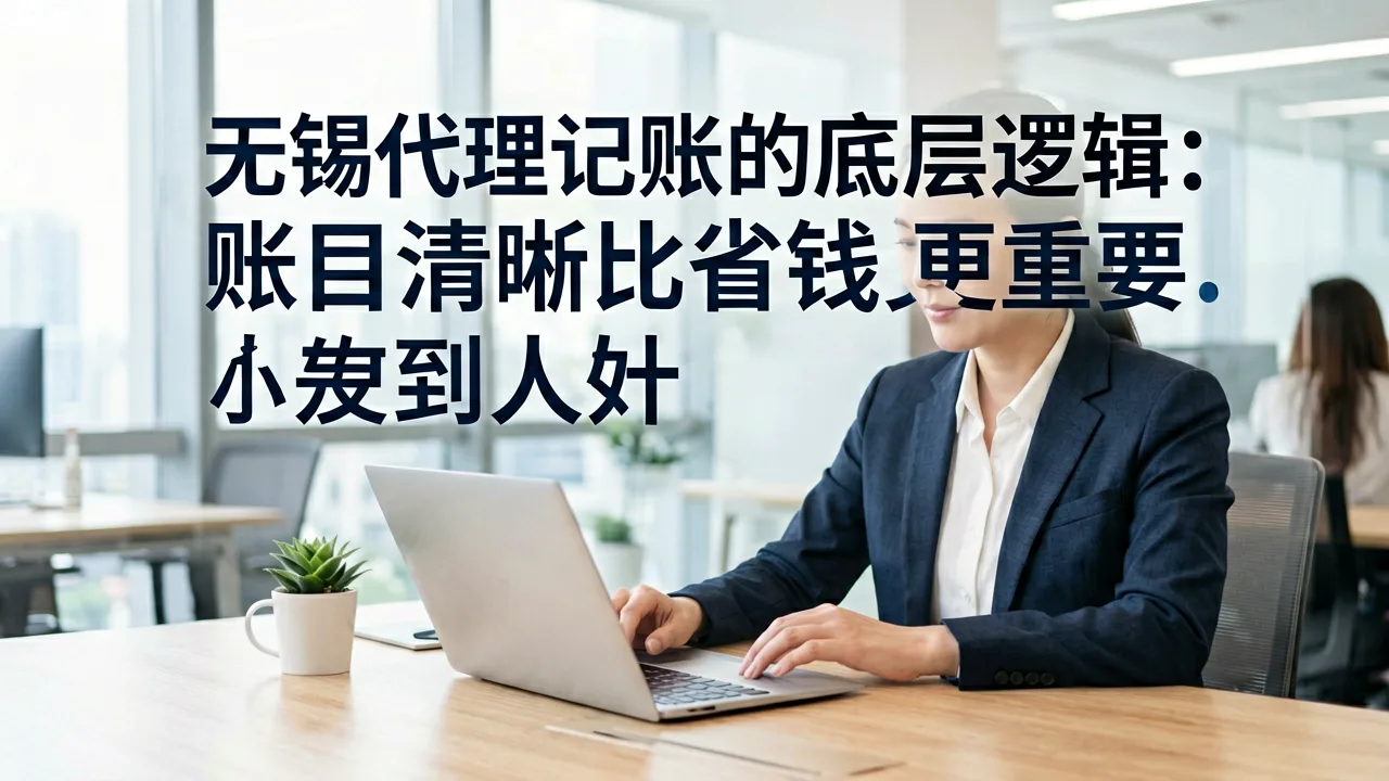 无锡代理记账的底层逻辑：账目清晰比省钱更重要