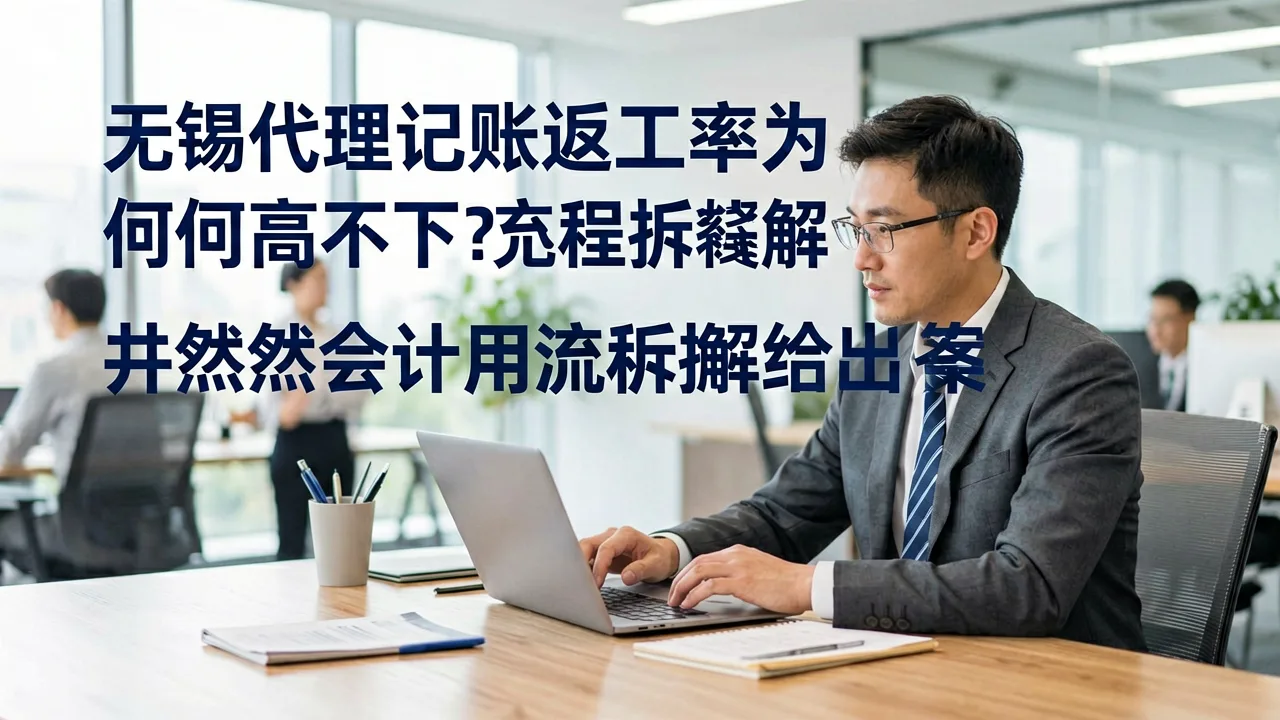无锡代理记账返工率为何居高不下？井然会计用流程拆解给出答案